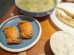 清蒸河蟹-小时候文化主题餐厅(田家店)