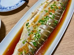黄椒酱蒸大白鱼-连鹭海鲜·大连菜(星海店)