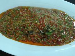 这是川莱中的精锐，勾魂鱼。味道很不错！我给你一个赞-谭谈川菜(控江路店)