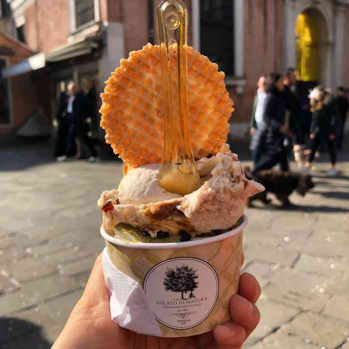 gelato di natura - bacino orseolo-"在意大利十来天,除了罗马的grom