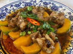 豉汁排骨蒸南瓜-香山家宴