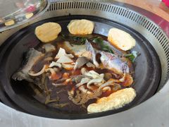 -北京龙庆四季香农家饭庄·灶台鱼·碳烤虹鳟鱼(龙庆峡店)