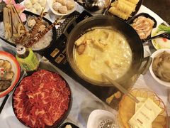 -鲜入围煮花胶鸡海鲜火锅