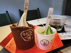 茉莉花冰淇淋-茶是一枝花泡茶店