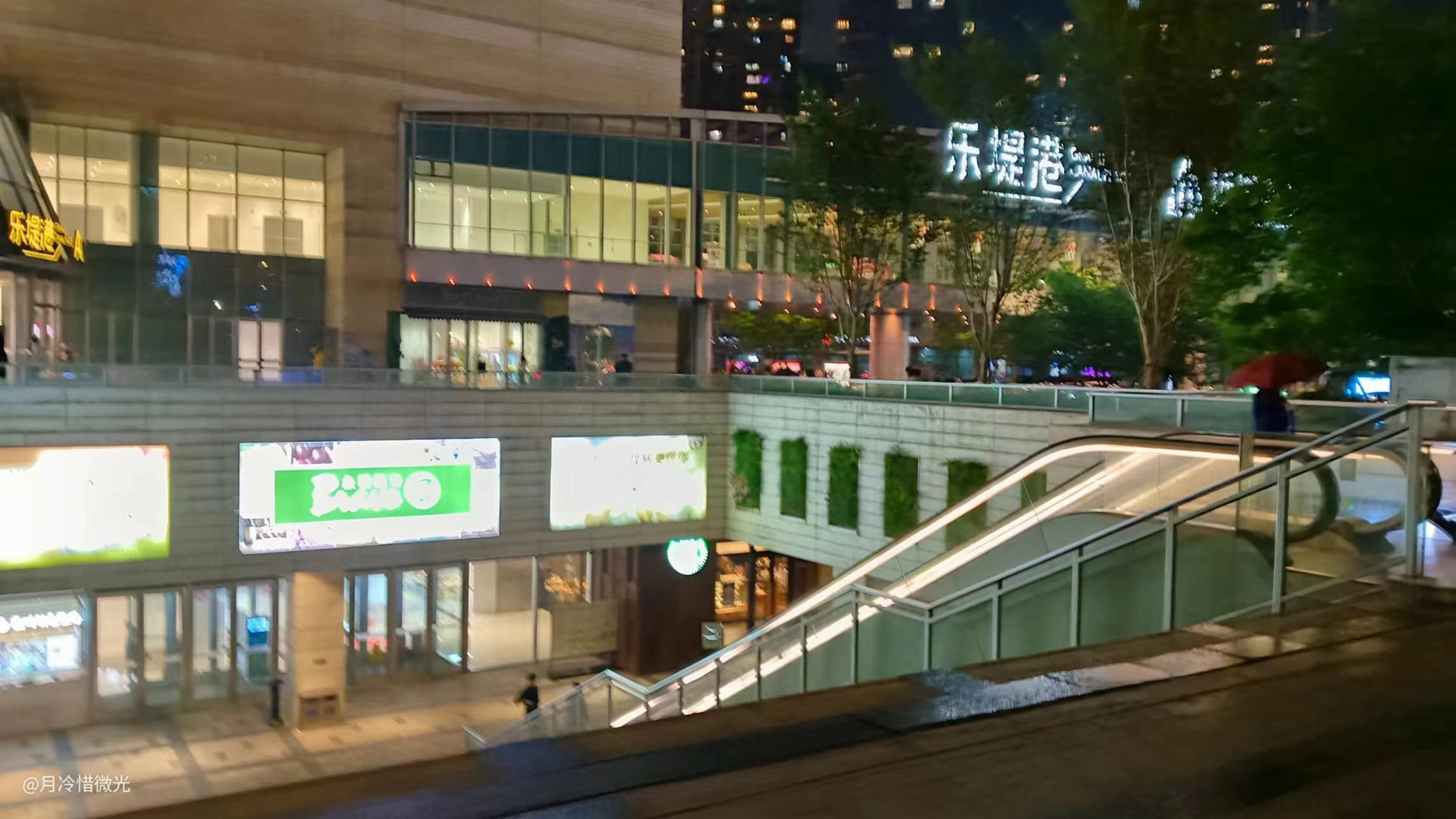 晚上的杭州远洋远洋乐堤港现状