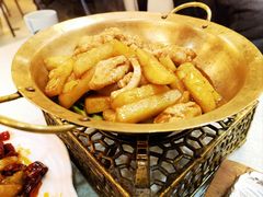 干锅排骨跟饭-长春观斋补堂素菜馆