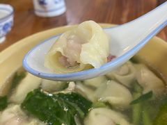 小青菜百叶丝汤馄饨-山北老老头馄饨