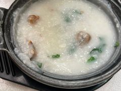 鲜牛展菜心粒咸蛋粥-广州逸林假日酒店·四季桃源中餐厅(白云山风景区店)