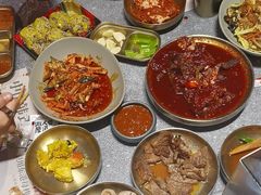 -草家酱蟹炭火烤肉店(珲春南路二店)