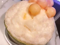 四个哈密瓜球肉冰-乐果甜心·潮汕冰室(南澳后宅分店)