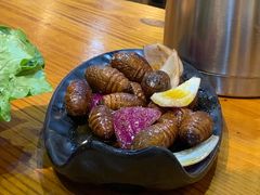 烤蚕蛹-丹东特色烤肉(学府路一部店)
