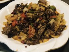 爆炒羊头肉-百年吾吾子手抓肉羊羔肉(山西巷店)