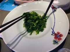 清炒豌豆尖儿-晟永興烤鸭店(五道口店)