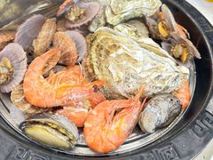 老灶蒸汽海鲜锅-巧克力渔家.小船海鲜家常菜(万平口店)