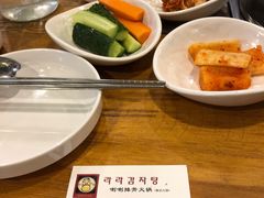 黄瓜粘酱-喇喇排骨火锅·传统韩式脊骨汤(望京西园总店)