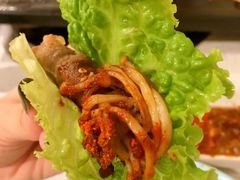 生菜包肉-韩时烤肉(枫蓝店)