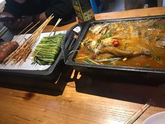 -路边摊小炉子烧烤