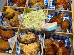 镇店双宝之一网红九宫格炸鸡-chicken plus韩国炸鸡(城阳店)