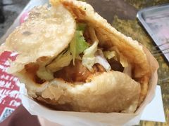 -小红车炸蛋葱油饼