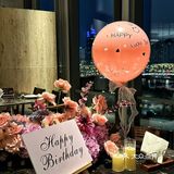 浪漫就是你在江景西餐厅为我庆祝生日🎈