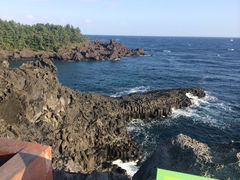中文大浦海岸柱状节理带-柱状节理带