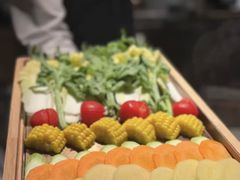 蔬菜拼盘-左庭右院鲜牛肉火锅黑金店(陆家嘴中心店)