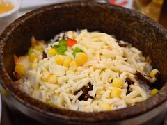 芝士石锅牛肉饭-海兰江石锅饭(水上店)