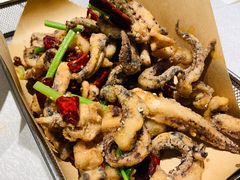 干煸鱿鱼须-大铁勺新津菜(熙悦汇店)