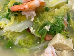 鲜虾白菜炖冻豆腐-渔娘渔家丹东海鲜(东直门店)