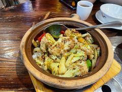 啫啫台山菜花-丰收碗·陈皮果木烧鹅·23年老字号