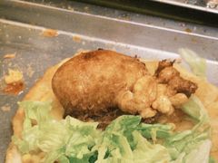 爆浆炸蛋-小红车炸蛋葱油饼
