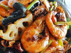 干锅大虾-雅逸居海鲜小厨