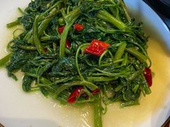 炝炒空心菜-红辣椒·川菜·火锅(科华路店)
