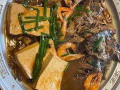 -东来菜馆•手抓海鲜家常菜•海鲜锅贴(鸽子窝店)