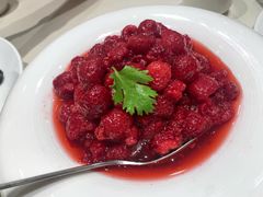 天然蜂蜜拌树莓-吉林省林业宾馆-餐厅