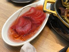 红酒雪梨-荣鹏风味烀饼(万达广场店)
