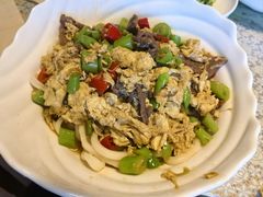 彩椒牛肉鸡蛋拌面-文三里屯面馆(三里屯店)