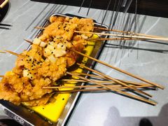 菠萝锅包肉串-丽伟的串·烧烤·砂锅(季景天地店)