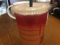 冰摇桃桃柠香茶-星巴克(昆山碧乐时光店)