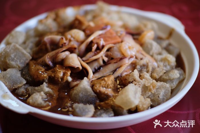 友利砂锅居-三鲜焖子-菜-三鲜焖子图片-烟台美食-大众点评网