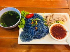 -蝶豆花蓝面条