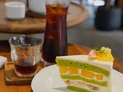 芒果无花果斑斓蛋糕-竹子咖啡bamboo coffee