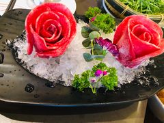 玫瑰雪花牛舌-捞王锅物料理(上海世茂广场店)