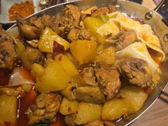 大盘鸡自带皮带面-贯贯吉·清真餐厅(浙江中路店)