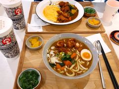 炸鸡块咖喱蛋包饭套餐-金龙咖喱