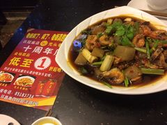 鱼香虾-休记光头香辣蟹干锅店(衣冠庙店)