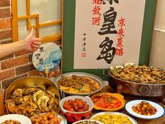 -东来菜馆•手抓海鲜家常菜•海鲜锅贴(鸽子窝店)