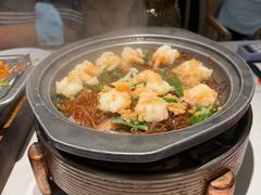 粉丝裹虾-绿茶餐厅(滨海万达广场店)