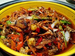 招牌香辣蟹-休记光头香辣蟹干锅店(衣冠庙店)