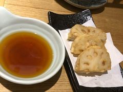 炸莲藕夹虾肉饼-昇鳗鱼家(浦东店)